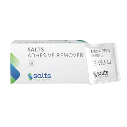 Odstraňovač adhezív Salts obrúsky 30ks